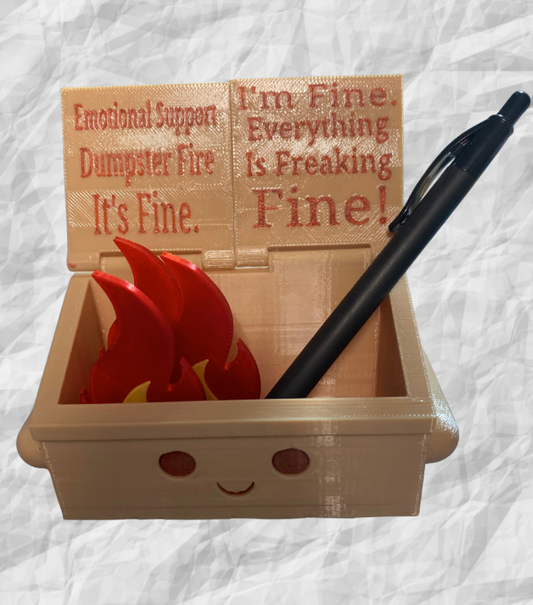 Emotional Support Dumpster Fire