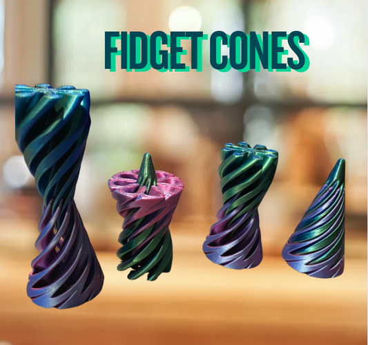 3D Printed Fidget Cones
